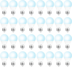 A19 LED Light Bulb 60W Equivalent, E26 Medium Base 5000K Daylight 800LM, Non-Dim