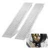 Portable Loading Ramps 2 Pcs 47.2 x 8.5 in Durable Aluminum Shed Ramp Set gallery