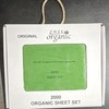Tree Organic 2000 King Sheet Set Green 15in Pocket Reinforced Corners gallery