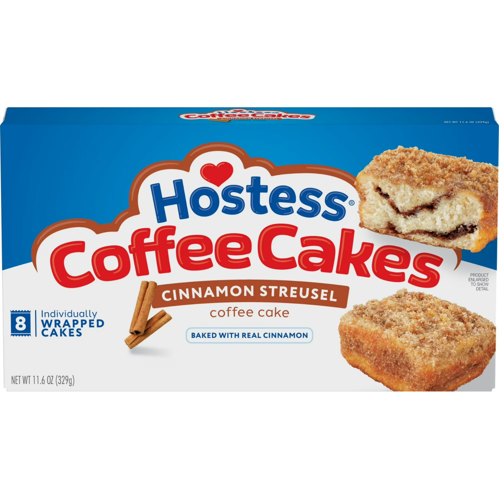 Box Hostess Cinnamon Streusel Coffee Cakes 8 Individually Wrapped /11.6 Oz gallery