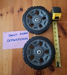 (2) DeWalt Push (Front) Mower Wheel 7″ DCMWSP256U2 21in 20v OEM
