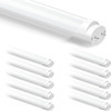 T8 LED Fluorescent Light Bulbs 48" 26W 3400LM Cool White, 10-Pack gallery