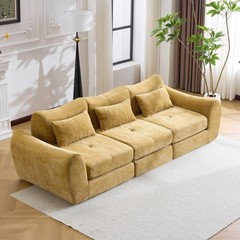 Modern Modular Cloud Sofa,Convertible Folding Sofa Bed, Sectional Cushioned Sofa