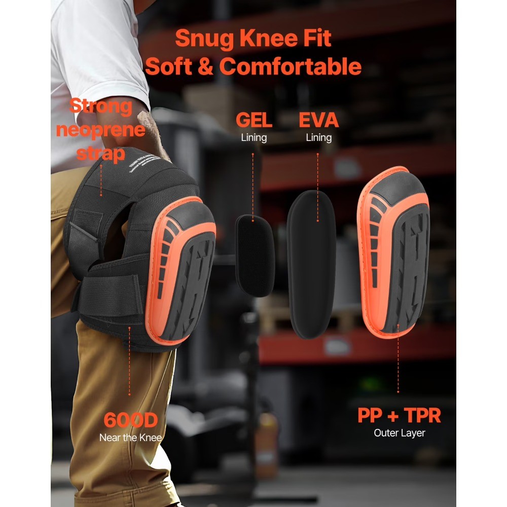 Enhanced Durable Construction Knee Cushions with 2 Additional Straps,Flooring gallery
