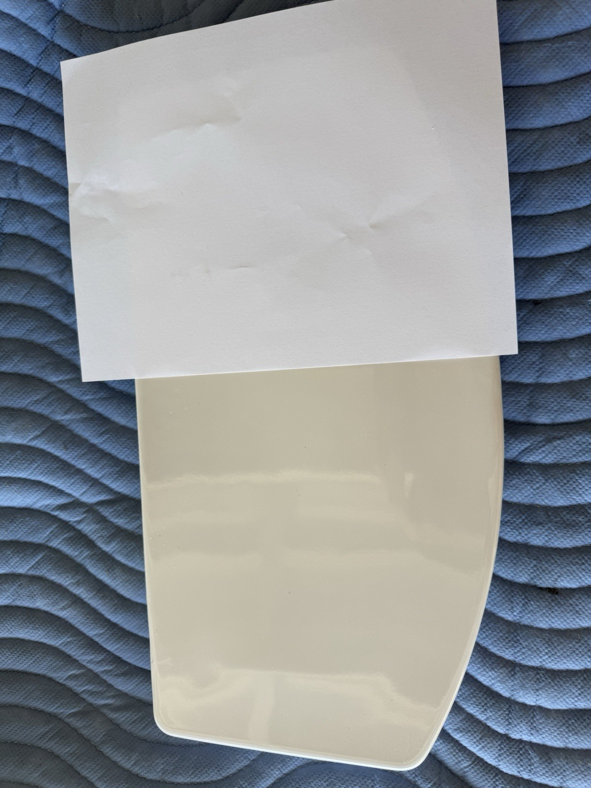 American Standard Replacement Toilet Tank Lid 735231 White/beige Made In Mex gallery