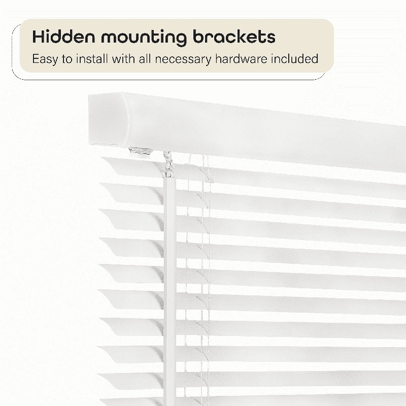 Cordless Mini Blinds Light Filtering Window Treatment Wand Tilt Child Pet Safe gallery