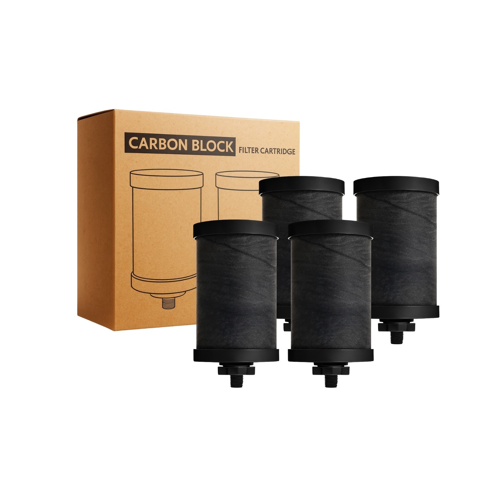 Nispira 2387 Water Filter for Alexapure Pro Gravity System, 5000 Gallons, 4 Pack gallery