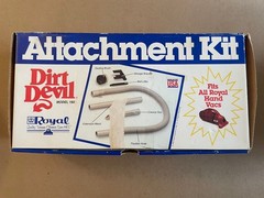 Royal Dirt Devil Model 192 Attachment Kit~ Open Box~ COMPLETE