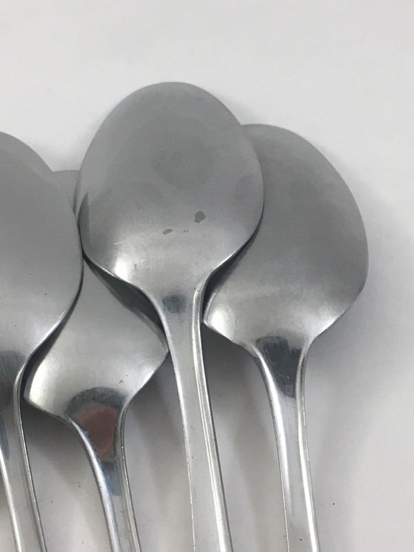 Ekco Eterna FORUM Stainless 7 Teaspoons Flatware Korea gallery