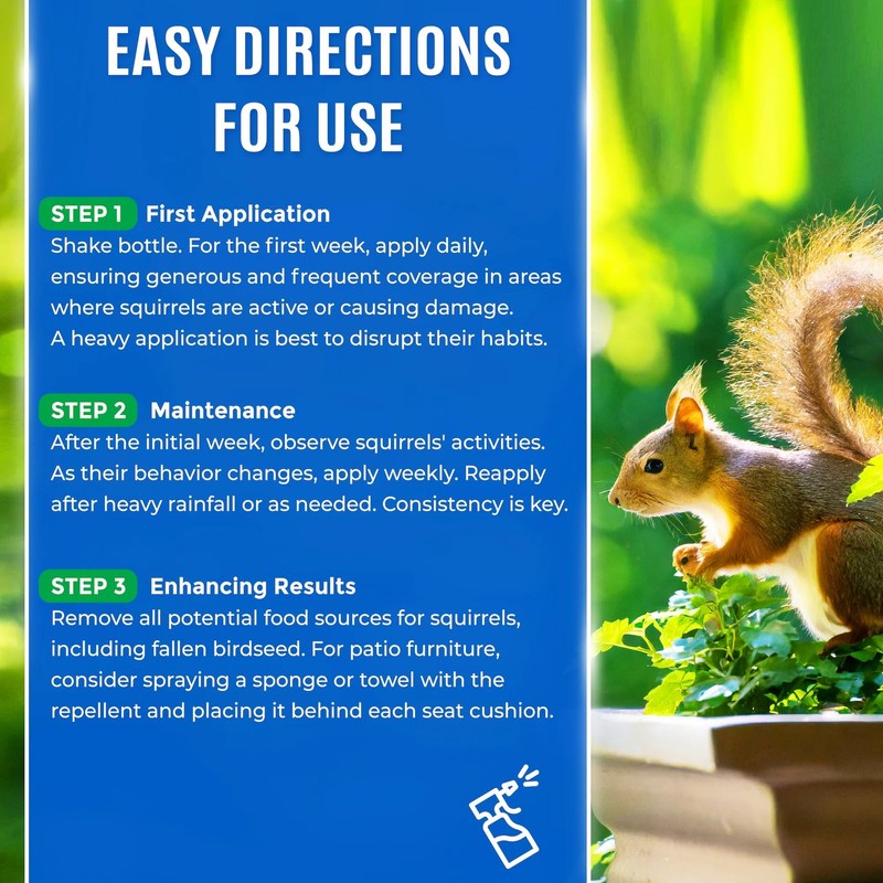 Squirrel MACE Anti-Chew Squirrel Deterrent Spray gallery