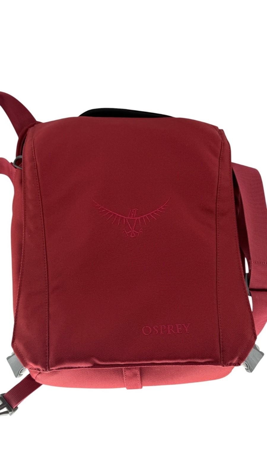Osprey Nano Daypack Port Tech Small Red Lightweight Backpack 4