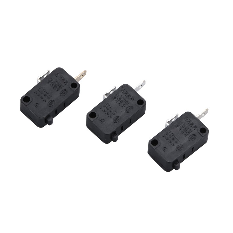 3x Plastic Microwave Oven Door Switch for Microwave 16A 125/250V(Normally O&C) gallery