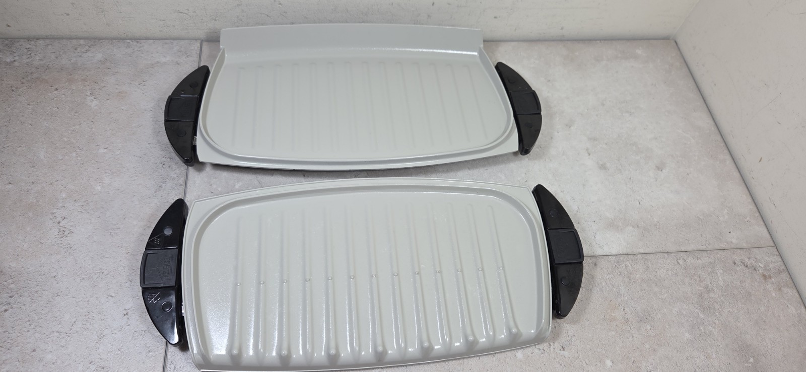 George Foreman GRP4 GRP54G GRP472 Grill Plates Removable Ceramic Top & Bottom gallery