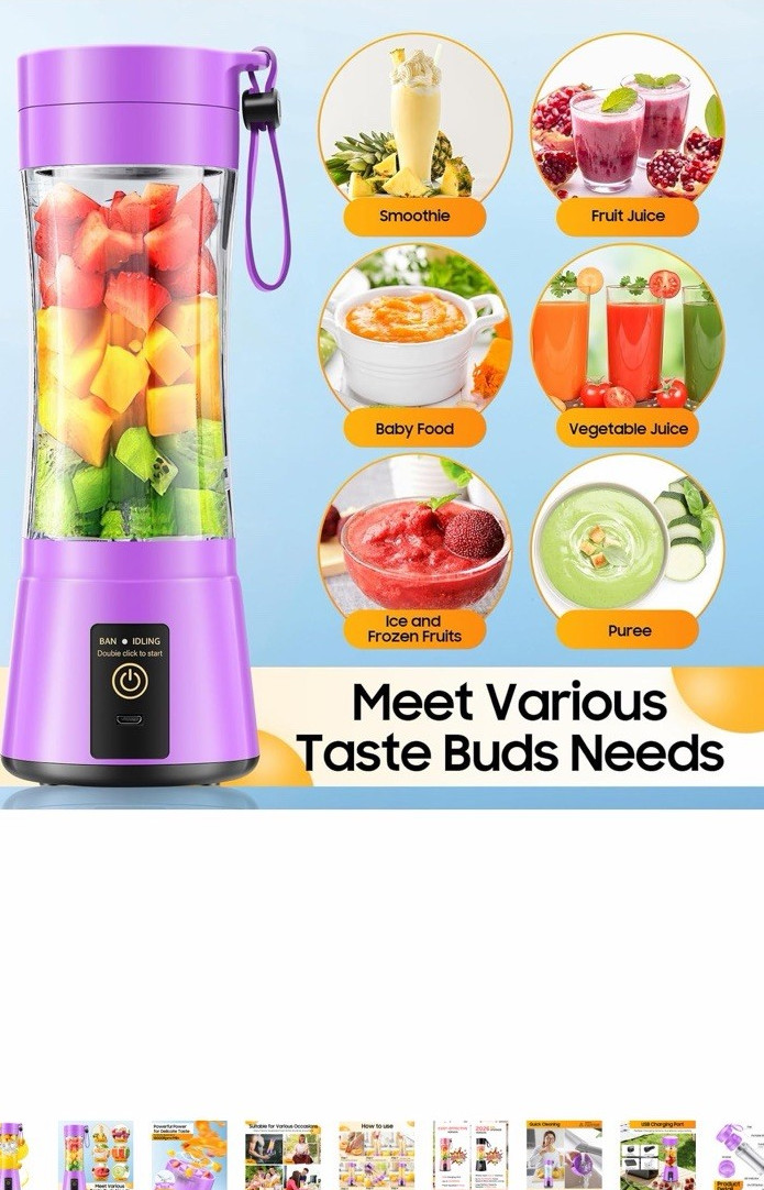 Bosch HMT72M450 Purple Portable Electric Blender 6 Blades Smoothies Juices gallery