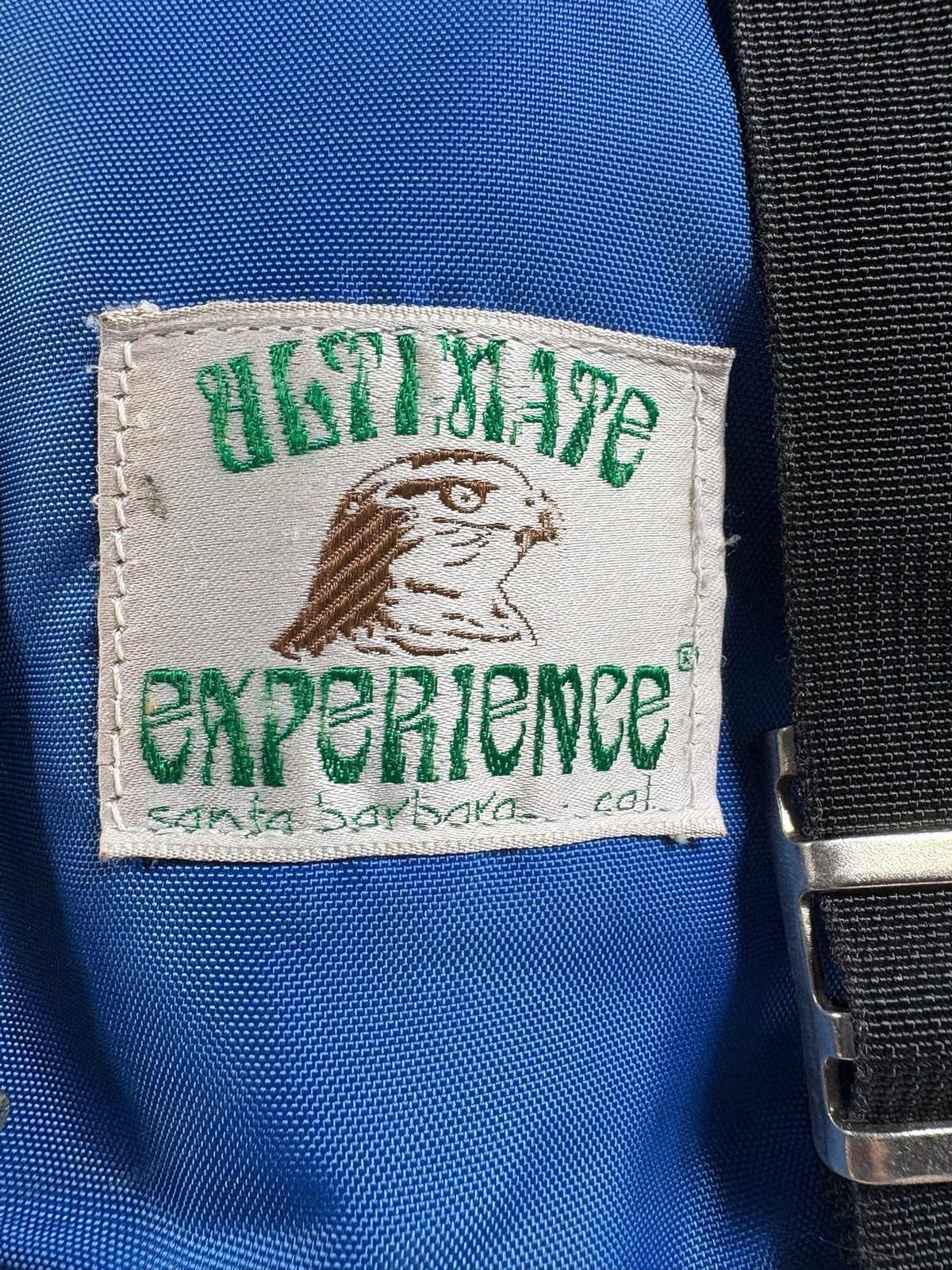 Vintage Ultimate Experience Camera Skiing Hiking Backpack Blue 3