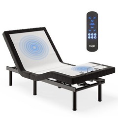 US Adjustable Bed Frame Bed Base Electirc Massage Remote USB Split King Twin XL