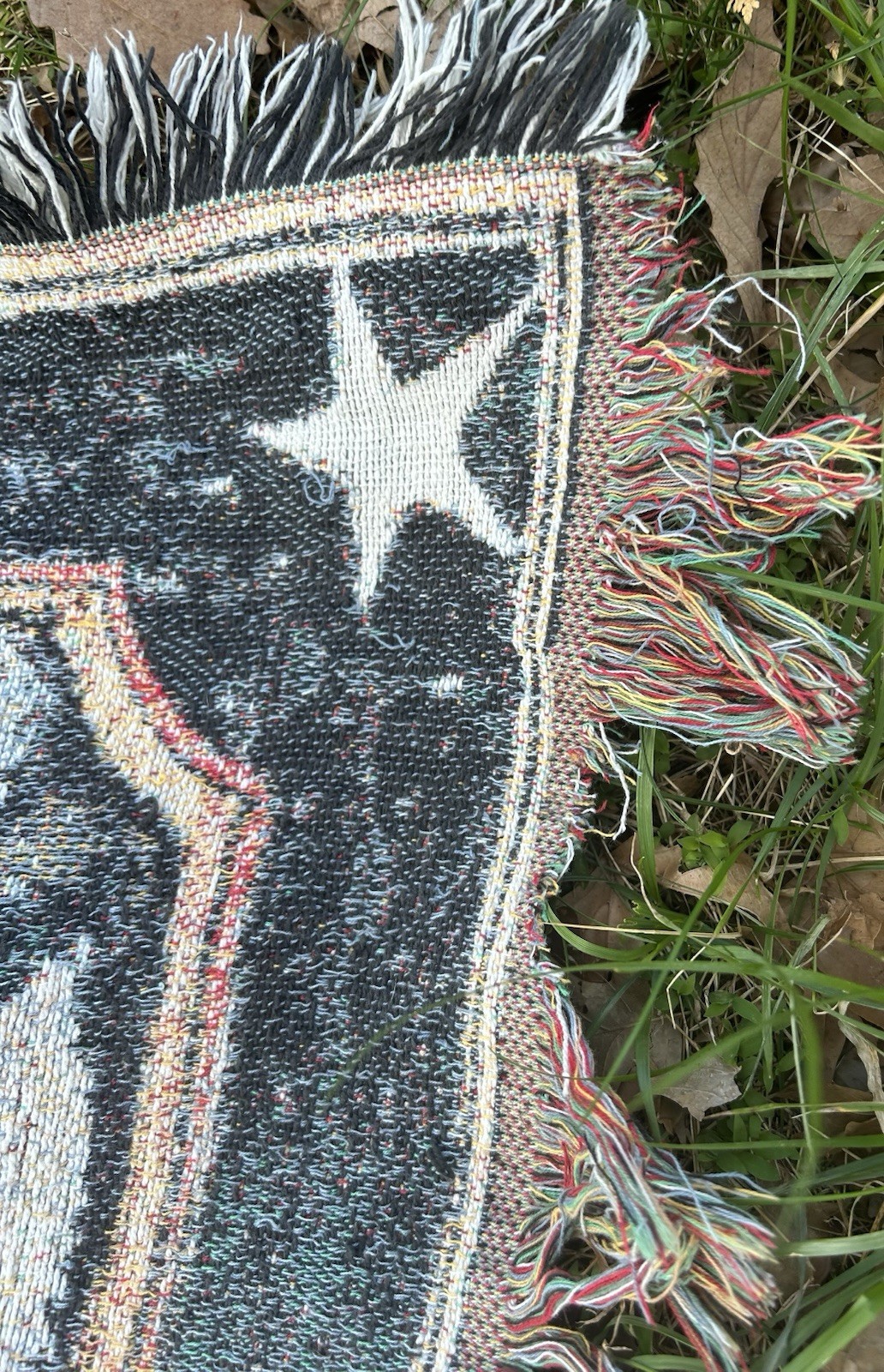 Stars and Stripes Forever Flag Throw Blanket 46x 67 Mohawk Home Cotton USA gallery