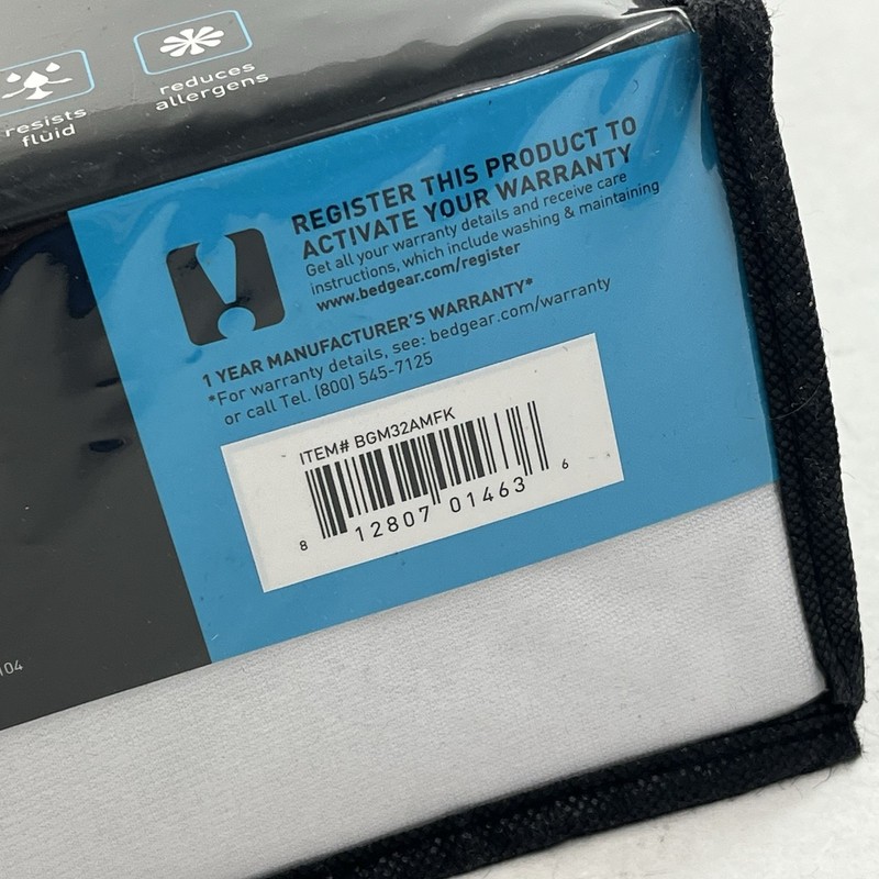 New Bedgear Basic Mattress Protector King Size Waterproof Breathable Soft White gallery