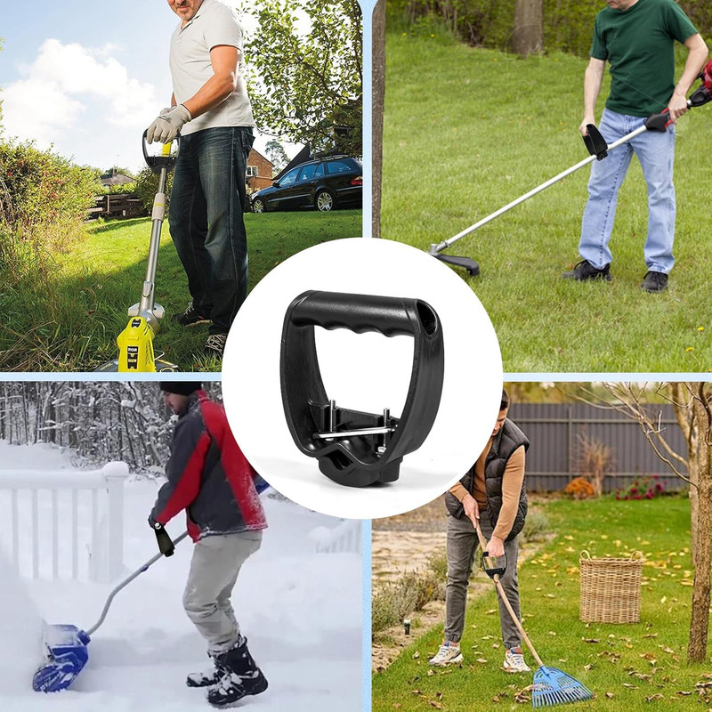 Ergonomic Back-Saving Tool Handle Attachment, Labor-Saving Grip for Long Tools gallery