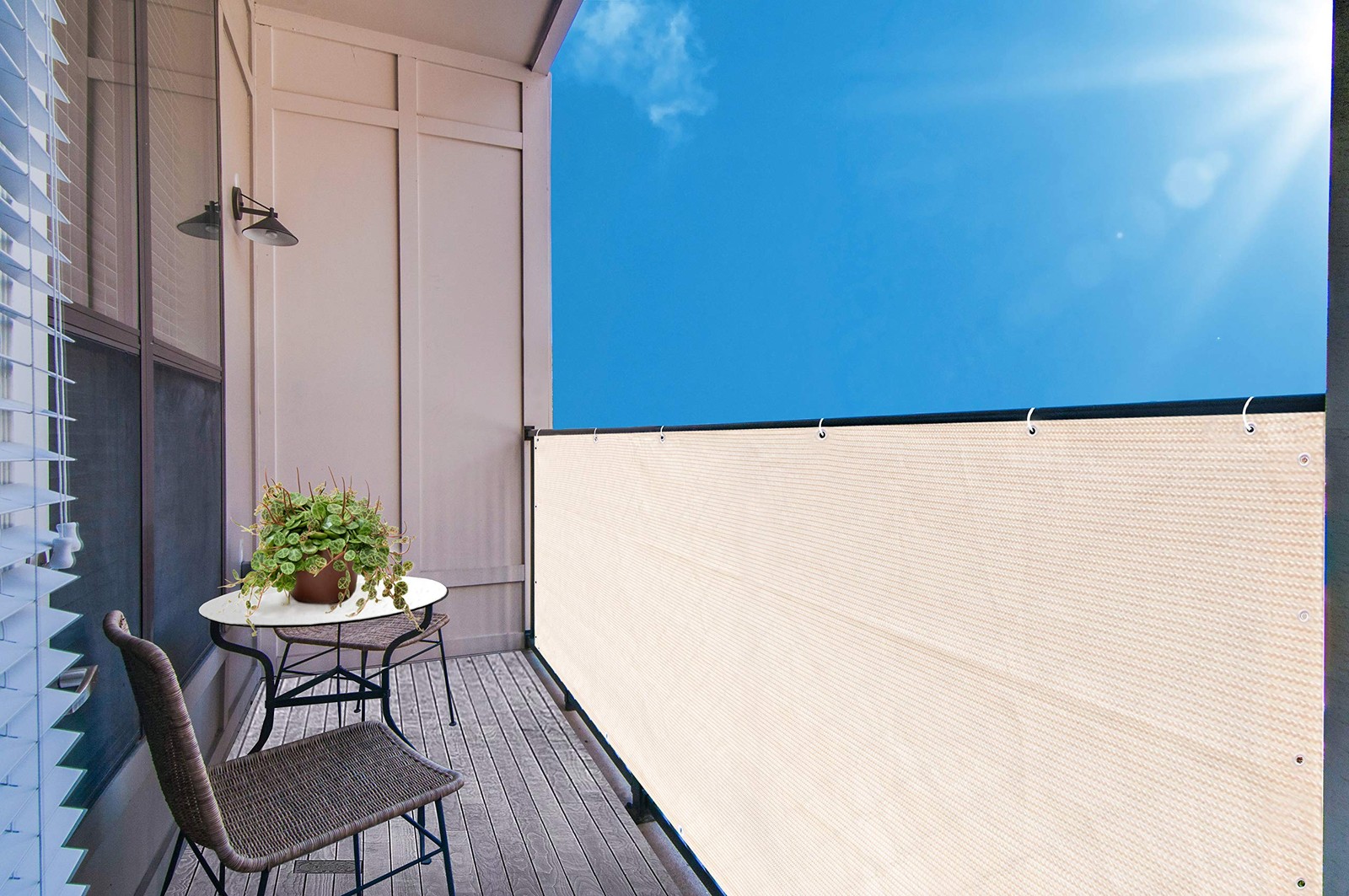 © Elegant Privacy Screen for Patio, Balcony, Deck, Backyard, Fence, Pool, Por... gallery