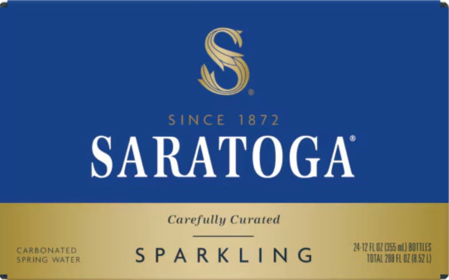 Saratoga® Sparkling Spring Water 12 Fl Oz Glass Bottle (24 Pack) gallery