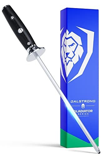 Dalstrong 10in Honing Rod Stainless Steel Knife Sharpener G10 Handle gallery