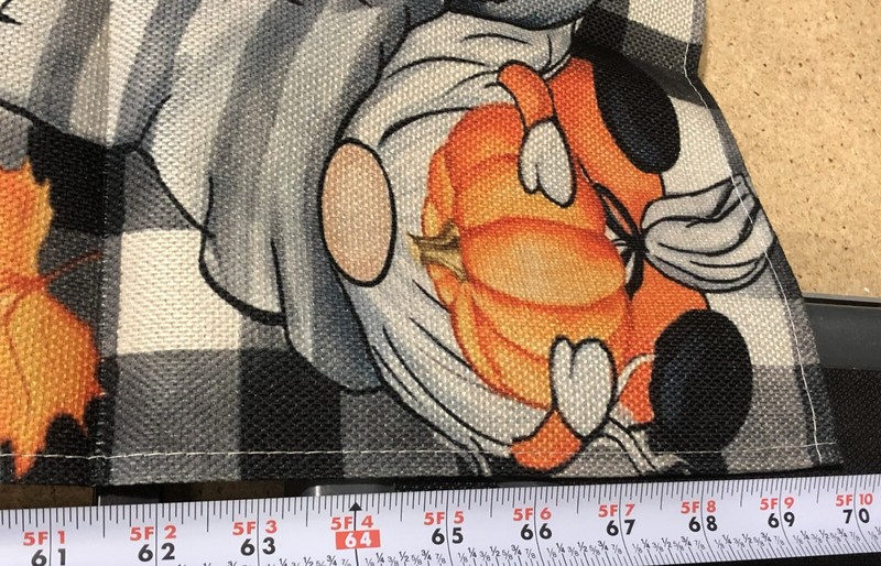 70in 100% Polyester Fall Gnome with Pumpkin Table Runner BB01B18019 gallery