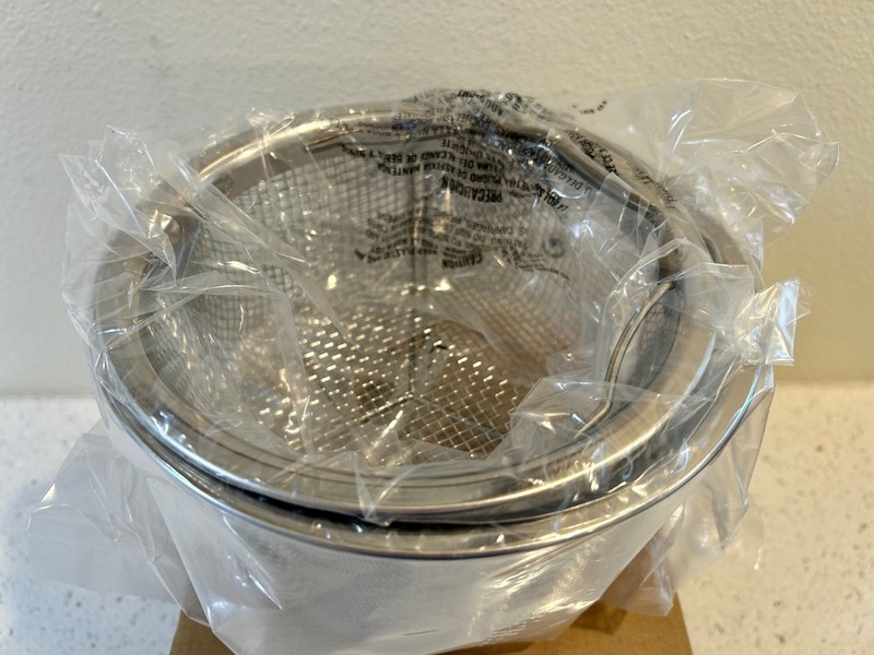 PAMPERED CHEF Quick Cooker Steamer Basket Set of 2 - New in Box - 100118 gallery
