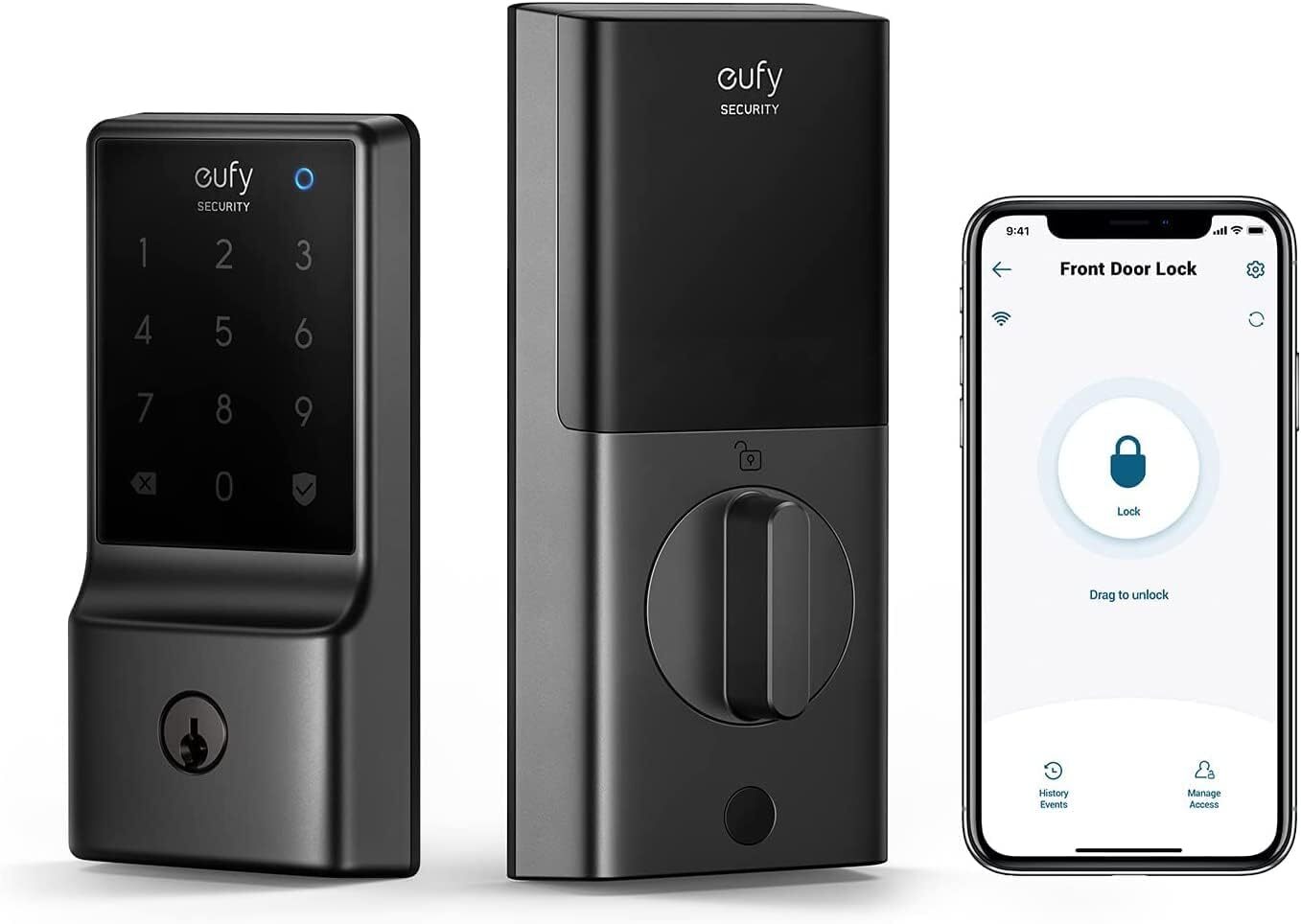 eufy Security Smart Lock 5-in-1 Keyless Entry Door Lock Built-in WiFi Deadbolt gallery
