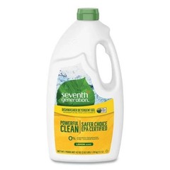 Seventh Generation Natural Automatic Dishwasher Gel, Lemon Scent, 42 oz Bottle