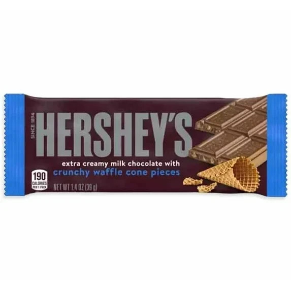 Hershey Extra Creamy Milk Chocolate With Crunchy Waffle Cone 36 Count gallery