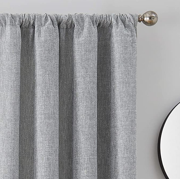 Brookstone Harvey 100% Max Blackout Rod Pocket Window Curtain Panel 50in x 108in gallery