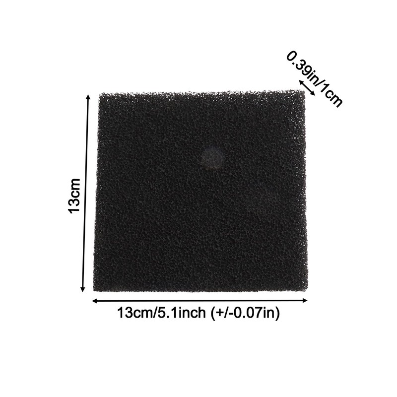 Effective Impurity Removal with Acid Resistant Black Filter Sponge 510 Pack gallery