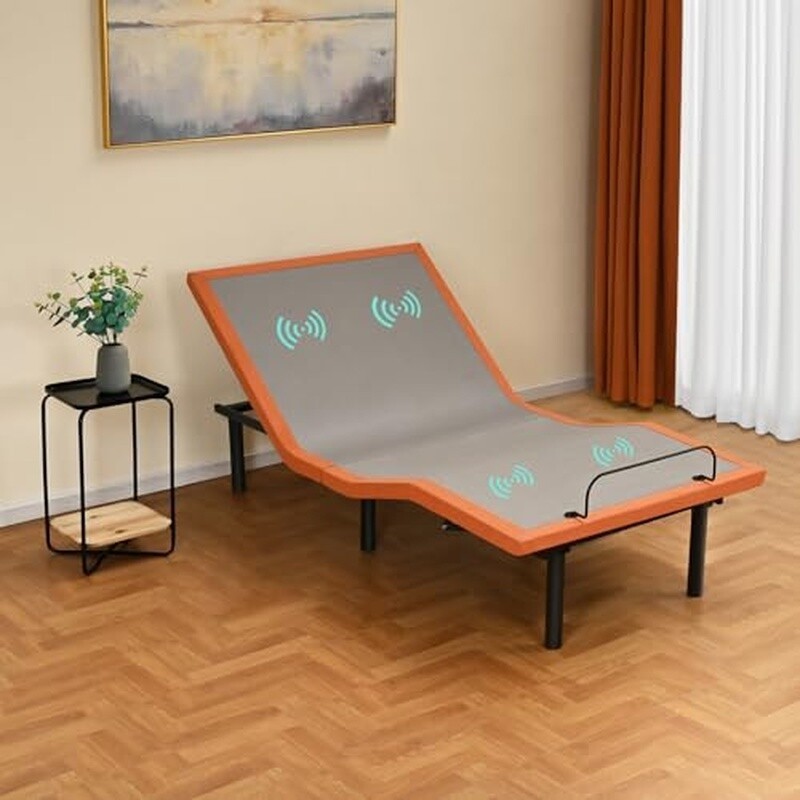Adjustable Bed Frame Twin XL Electric Base W/ Massage USB Ports Remote Light Hot gallery