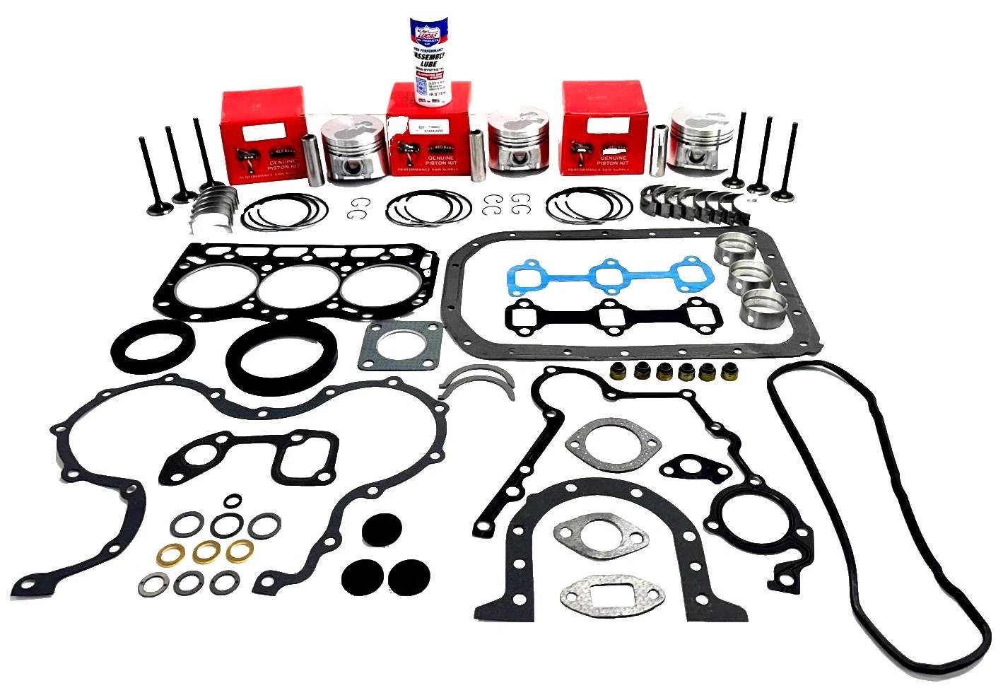 MASTER STANDARD OVERHAUL KIT FITS BRIGGS DAIHATSU NON TURBO DIESEL gallery
