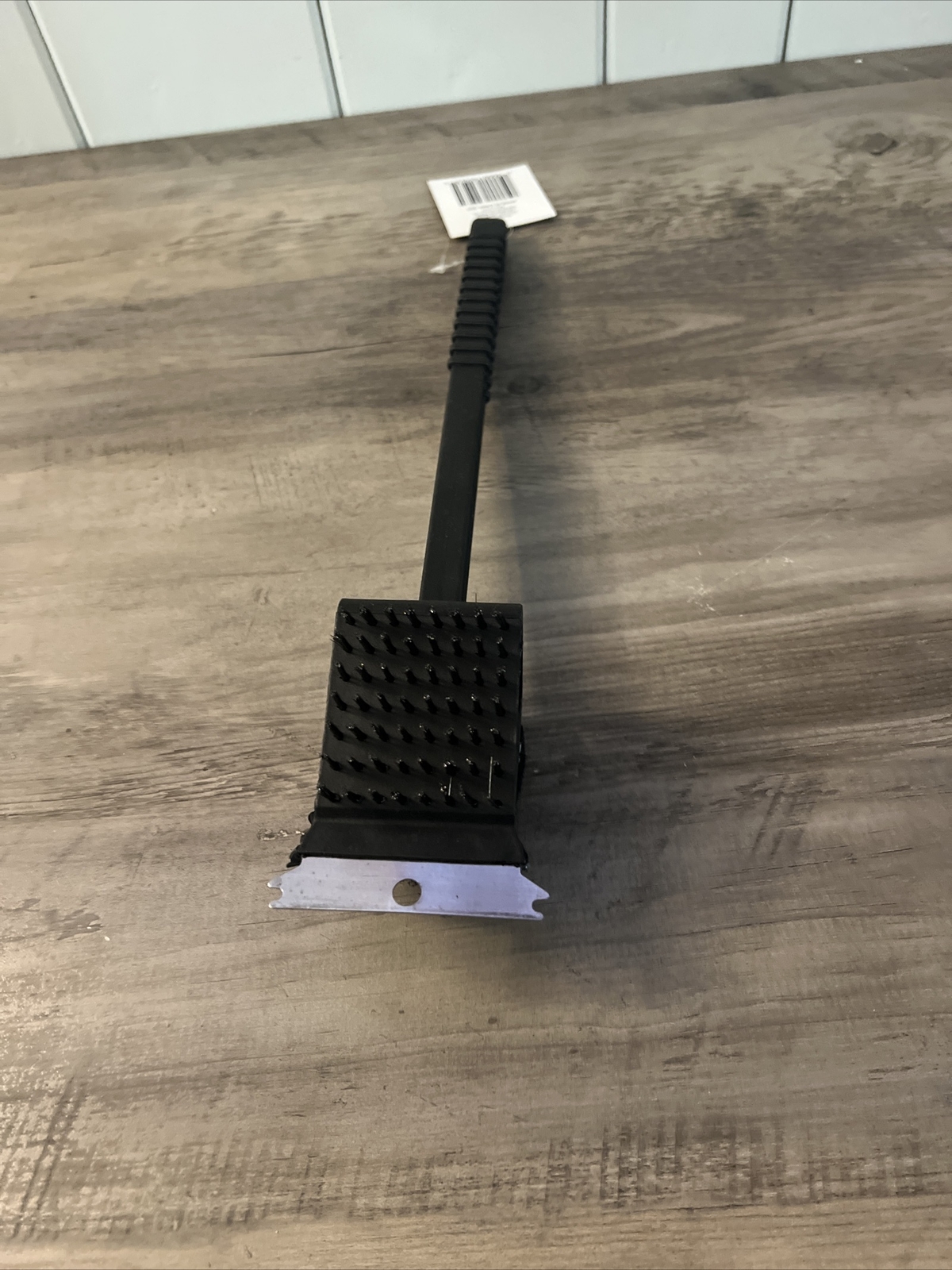Flame Glo 3 in 1 14" grill scrubber. Stainless brush,scour pad and grate cleaner gallery