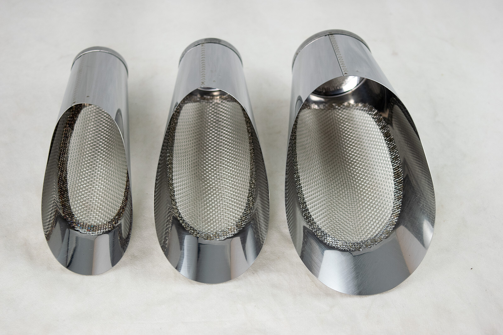 3 Pcs Set Japanese Stainless Bonsai Soil Scoop w / Mesh - Potting & Mixing Tool gallery