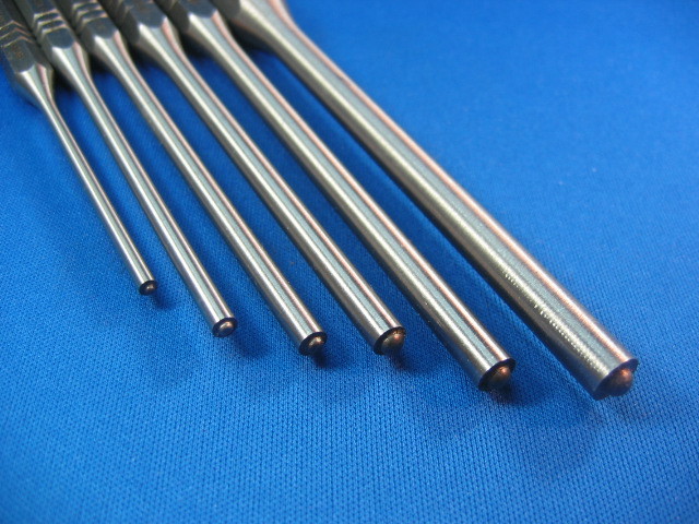 WILDE TOOL RS906 MADE IN USA 6 PC SPRING STEEL ROLL PIN PUNCH SET! GUNSMITH gallery