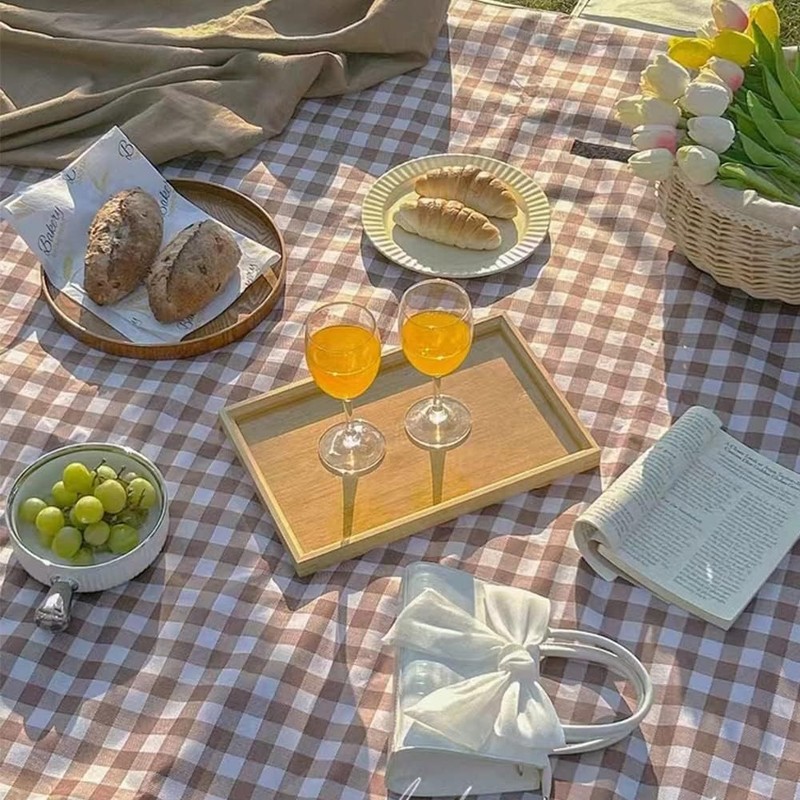 Extra Large Picnic Blanket Beach Blankets, 80''x80'' Picnic Mat Waterproof Sa... gallery