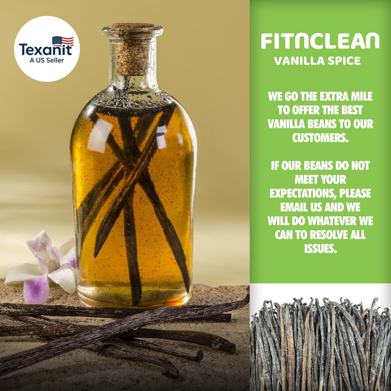 26 Organic Madagascar Vanilla Beans Extract Exclusive Grade B| 4.5" - 5.5" by FI gallery