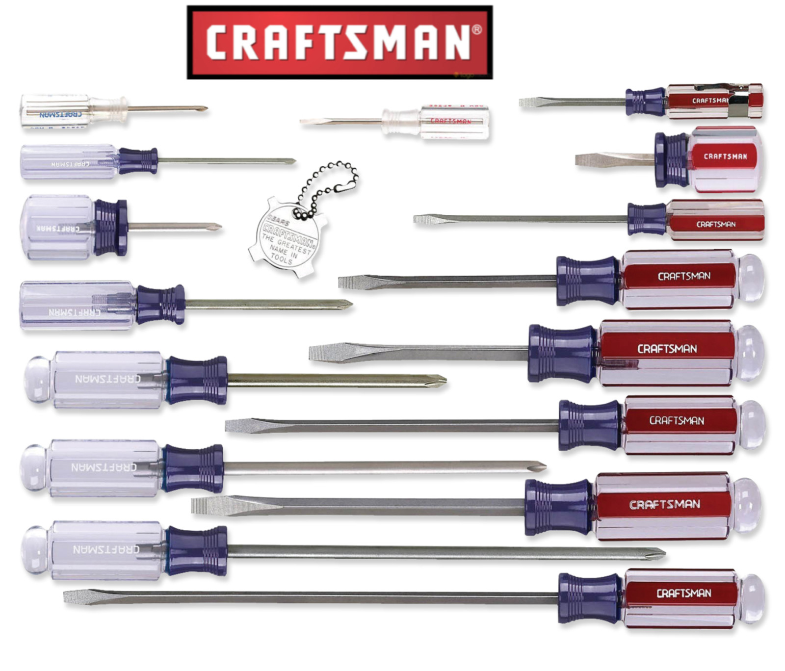 NEW Craftsman Screwdriver Phillips or Slotted/Flat Choose Size Fast Shipping gallery