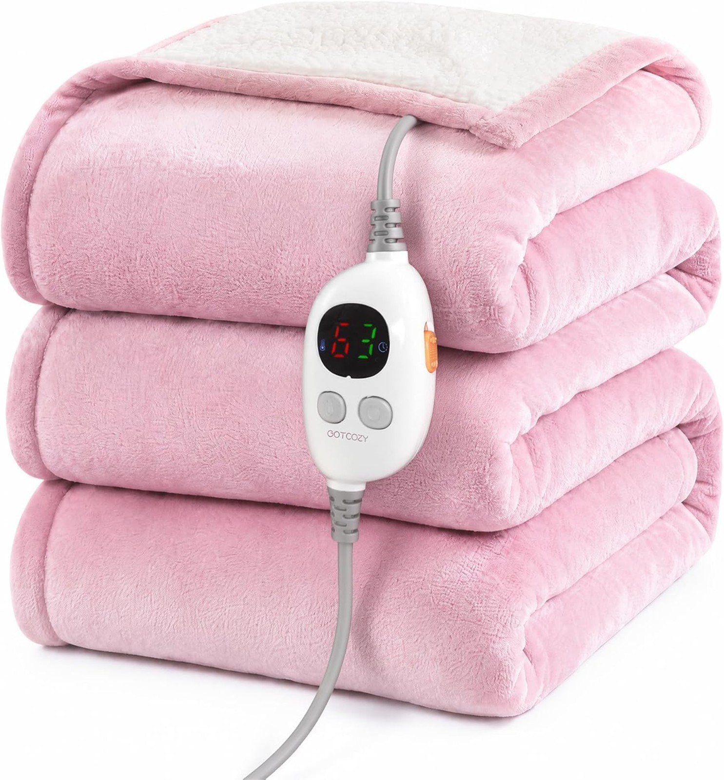 Heated Blanket Electric Throw 60x70 Inches Soft Flannel 6 Heating Levels 9 Hours gallery
