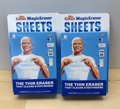 Mr. Clean Magic Eraser Power Wipes Thin Dry Sheets 8 Ct Lot Of 2
