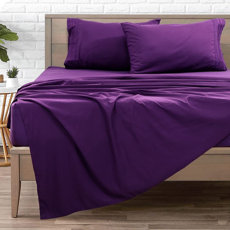 Deep Pocket Extra Soft Queen Hotel Luxury Bed Sheets 4 Piece Set 2500 series gallery