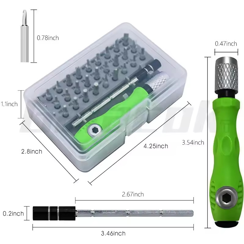 Precision Screwdriver Set 32 in 1 mini magnetic Screwdriver Set maintenance HO gallery