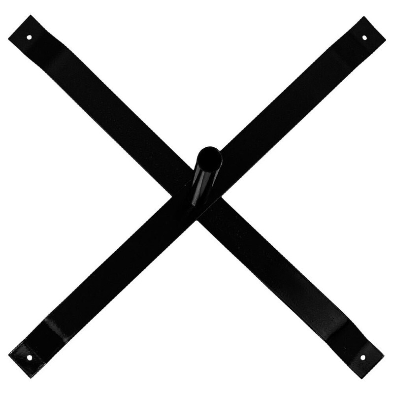 X Stand Base for Advertising Swooper Pole Advertising Pole Base Black gallery