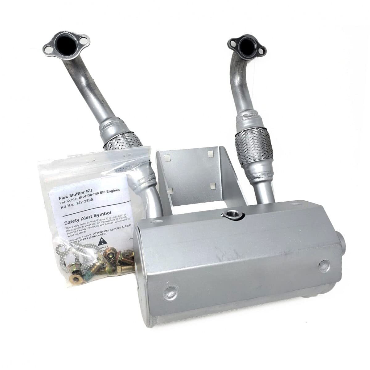 Exmark 142-6858 Muffler Kit Lazer Z E S X Series 142-2899 135-2127 116-2038 gallery