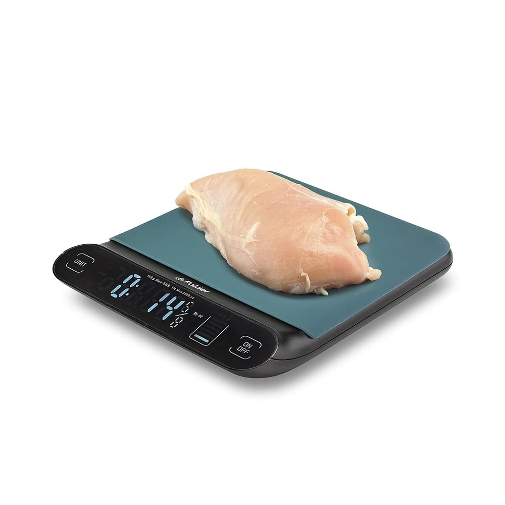 Aqua-Dry Digital Kitchen Scale Black & Stainless Steel Finish 22 Pounds gallery