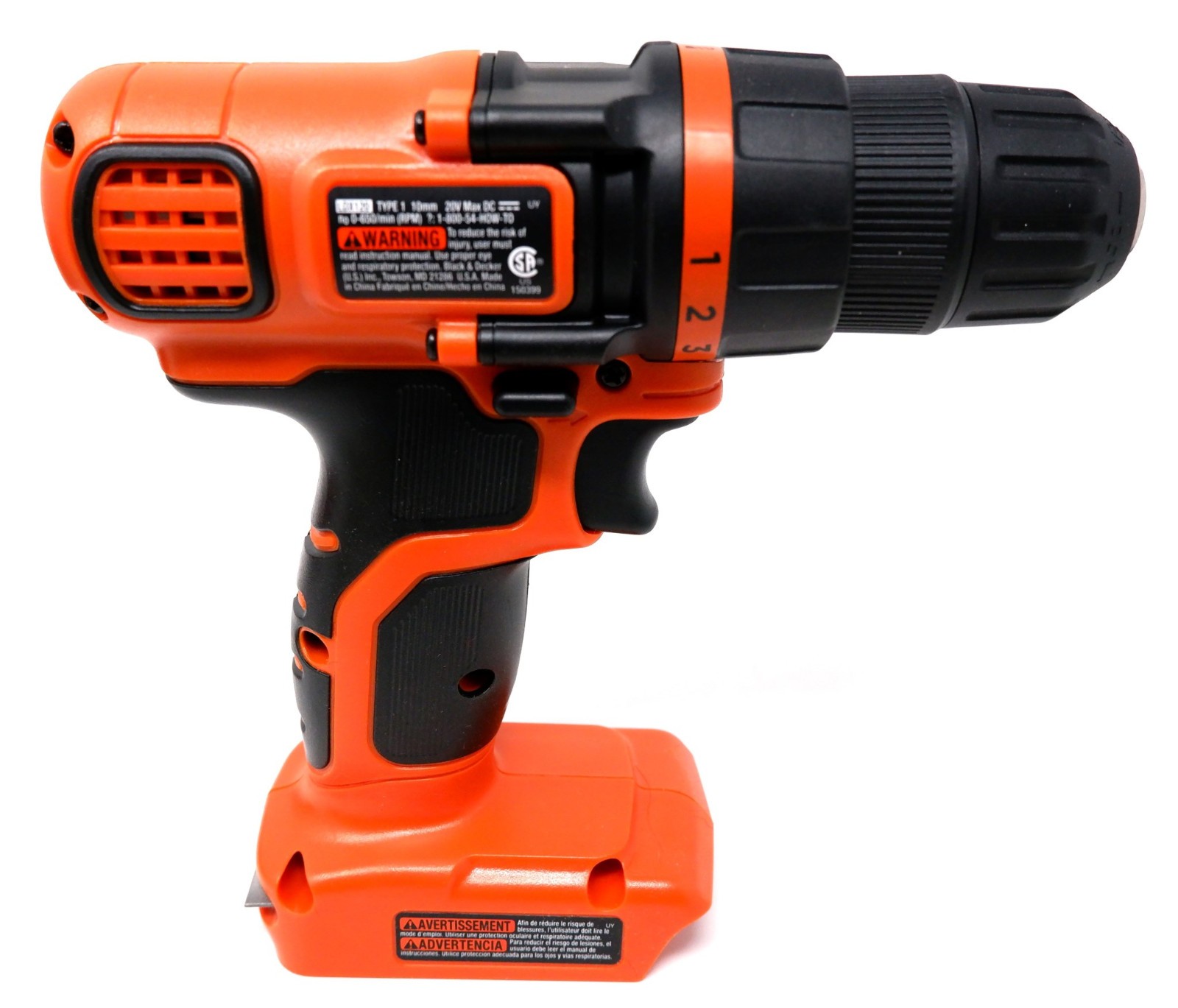 BLACK AND DECKER LDX120 3/8" 20V 20 VOLT LITHIUM ION CORDLESS DRILL DRIVER - NEW gallery