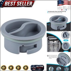 Compact Grey Rinse Aid Dispenser Cap for GE Dishwasher – No Batteries Required